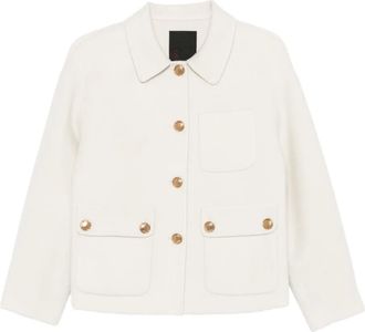 Liska Jack front-button jacket - White