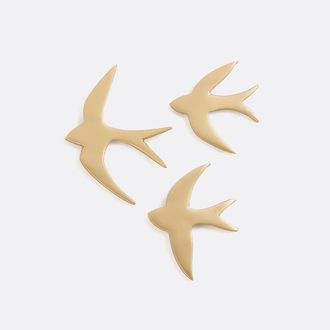 La Redoute Interieurs Set van 3 wanddecoraties vogels, Strakaza