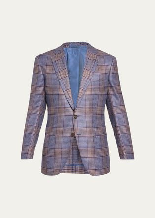 Cesare Attolini Plaid Wool Blazer