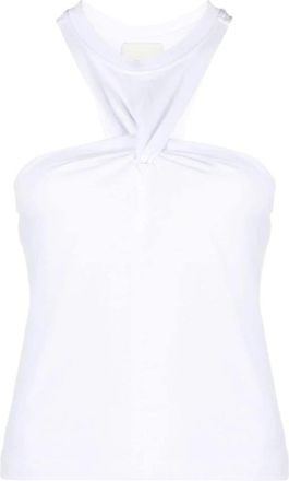 Isabel Marant Zineba Top - Dames - Tops zonder mouwen - Wit - L - Katoen - Tops