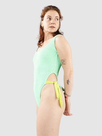 Hurley Hurley Solid Scrunch Moderate Badeanzug gr&uuml;n