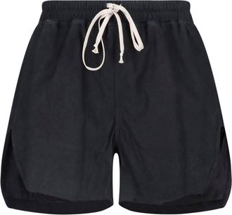Rick Owens Pantaloncini In Pelle Di Agnello