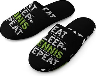 Generic Funny Sport Tennis Mens House Slippers Slip Indoor Slipper On Shoes Warm Outdoor