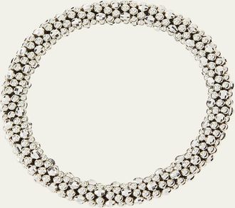 Meredith Frederick Irina Silver Mirrored Bead Bracelet