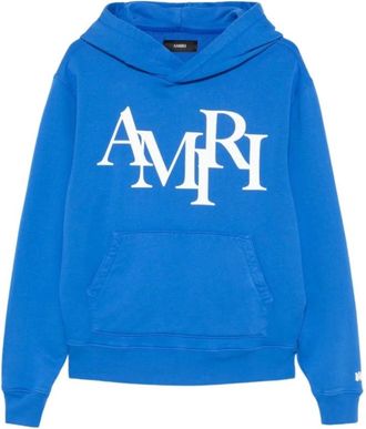Amiri Hombre, Sudaderas, Azul, Talla: L