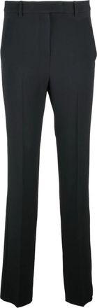 Emporio Armani Polyester Casual Broek - Dames - Slim Fit Broeken - Blauw - XS - Polyester - Broeken