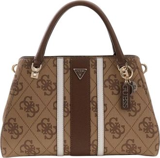 Guess Tassen, Dames, Bruin, ONE Size, Leer, Noelle II Luxe Satchel