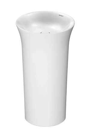 Duravit Duravit - Lavabo Independiente Tulip Blanco, Ancho 500mm, Sin Agujero Para
