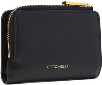 Coccinelle Womens Wallet Black Calf Split Leather Bags