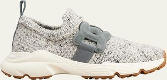 Tod's Sports Knit Chain Sock Sneakers
