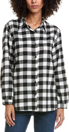 Vintage Havana Bear Applique Flannel Shirt