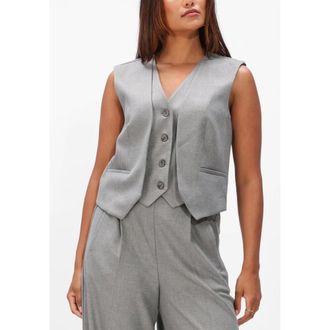 Est'seven Jassen, Dames, Grijs, XL, Polyester, Imane Singlet