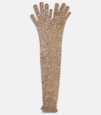 Brunello Cucinelli Sequined gloves