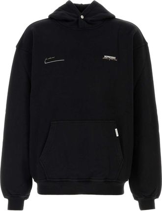 Represent Black Cotton Sweatshirt