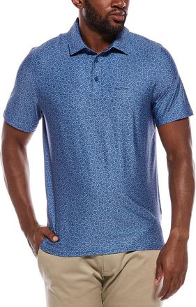 Ben Sherman Tile Floral Tech Jersey Sports Fit Polo Shirt