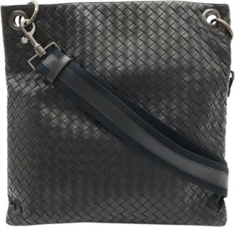 Bottega Veneta Pre-owned Vintage Schoudertas - Dames - Pre-owned - Zwart - Maat: ONE Size Leer