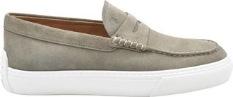 Tod's Loafers - Heren - Loafers - Beige - 44 EU - Su&egrave;de - Schoenen