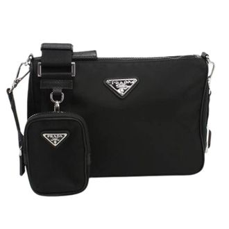 Prada Pre-owned Nylon Shoulder Bag - Heren - Vintage Schoudertas - Zwart - ONE Size - Nylon - Vintage