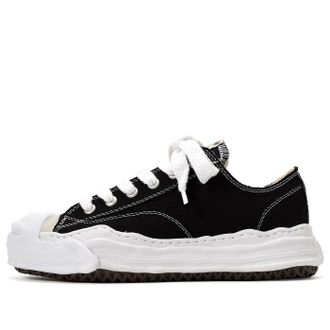 Miharayasuhiro HANK OG Sole Canvas Low Black White A05FW702-BLK