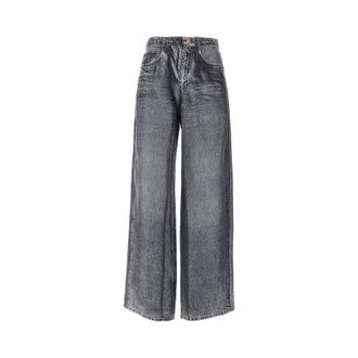 Pierre-Louis Mascia Demim print silk pants Woman M