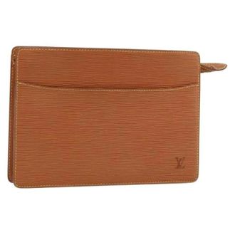 Louis Vuitton Pre-owned Clutches, female, Brown, Size: ONE SIZE Pre-owned Epi Leather Clutch