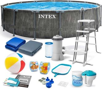 OEM Piscina De Jard&iacute;n Con Estructura De 457 X 122 Cm 18 En 1 Intex 26742