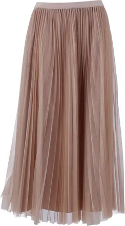 Fabiana Filippi Acero Wide Pleated Tulle Skirt