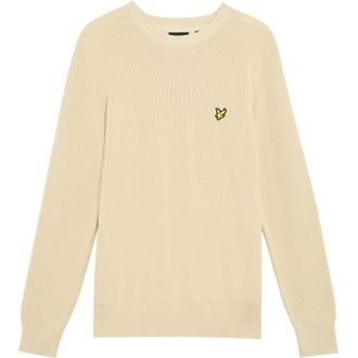 Lyle & Scott Geborduurde Logotrui Heren (Grijs Taupe)