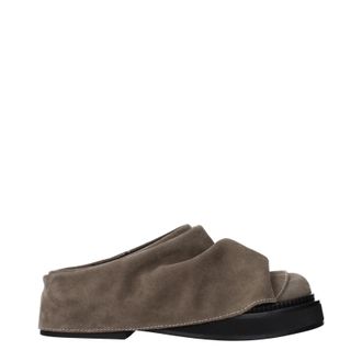The Attico Die Attico Hausschuhe und Clogs Robin Damen Wildleder Grau/Mole