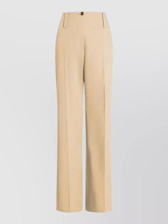 Patou cotton straight-leg trousers