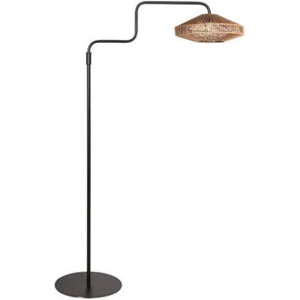 Steinhauer Steinhauer - L&aacute;mpara De Pie - Bloeba - Natural Negro - Algod&oacute;n