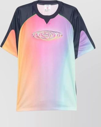 Casablanca short sleeve football top crew neck