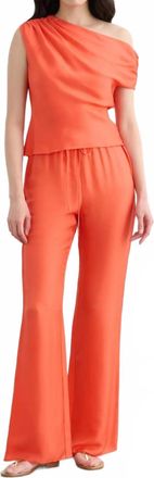 Toccin Nela Drawstring Pant In Flame