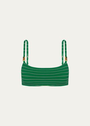 Vix Lucie Striped Bikini Top