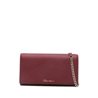 Santoni Cross Body Bags, female, Red, Size: ONE SIZE Crossbody Bag