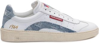 Dsquared2 White Color Block Sneakers