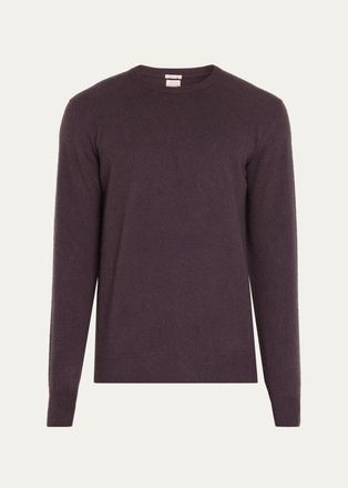Massimo Alba Mens Brushed Cashmere Crewneck Sweater
