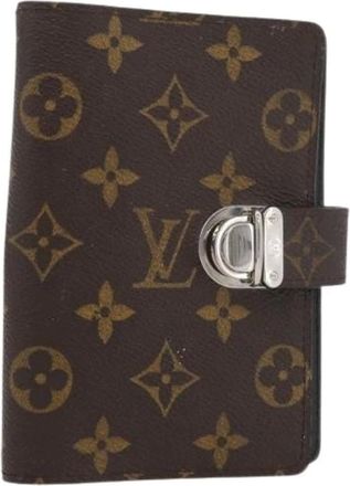 Louis Vuitton Pre-owned Wallets, female, Brown, Size: ONE SIZE Pre-owned Day Planner Cover