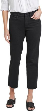 NYDJ Nydj Petite Marilyn Black Straight Leg Jean