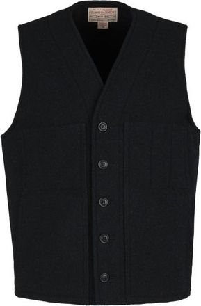 Filson Mackinaw Wool Vest Wollgilet für Herren | schwarz
