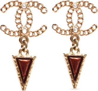 Chanel 2018 CC Mark earrings - women - Gold Plated - One Size