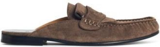 Marni Womens Sabot Slip On Loafer In Taupe