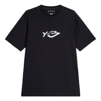adidas x Y-3 Liquid Logo T-Shirt Asia Sizing Black KQ8579