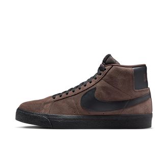 Nike Mens Nike SB Zoom Blazer Mid Skate Shoes in Brown | FD0731-201