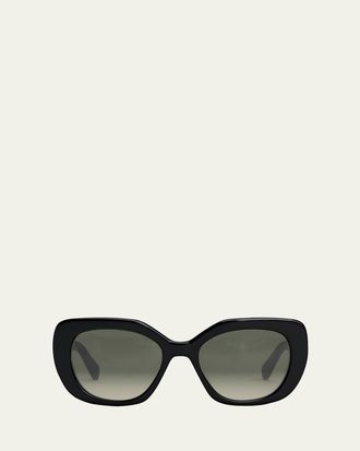 Celine Triomphe Acetate Butterfly Sunglasses