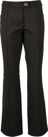 Siedres Trousers Polyester Viscose Elastane - Brown