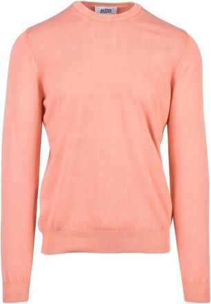Alpha Studio Jersey de cuello redondo - Knitwear - Hombre - Rosa - 3XL