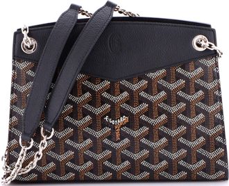 Goyard Structured Rouette Chain Shoulder Bag Coated Canvas Mini