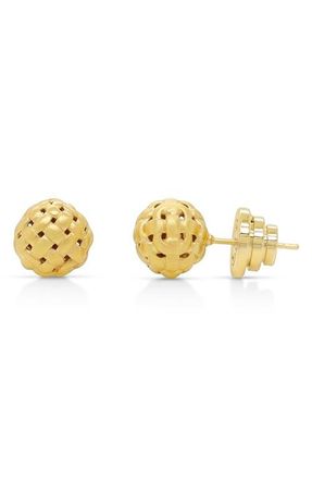 Dean Davidson Weave Ball Stud Earrings in Gold at Nordstrom