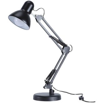 OEM L&aacute;mpara De Escritorio Ajustable Con Pinza, L&aacute;mpara De Mesa De Arquitecto De Metal Con Brazo Oscilante, Cuello De Cisne Y Pantalla Giratoria De 360&deg;, B